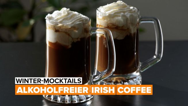 Winter-Mocktail: Irish Coffee