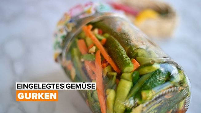 Eingelegte Gemüse: Kimchi-Gurken