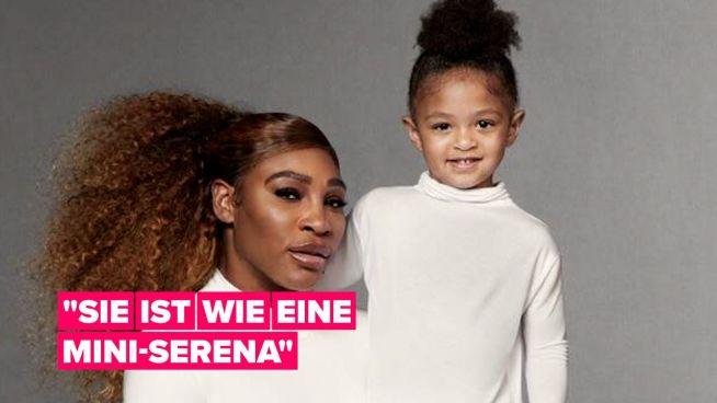 Serenas erste Modekampagne mit ihrer Tochter Olympia